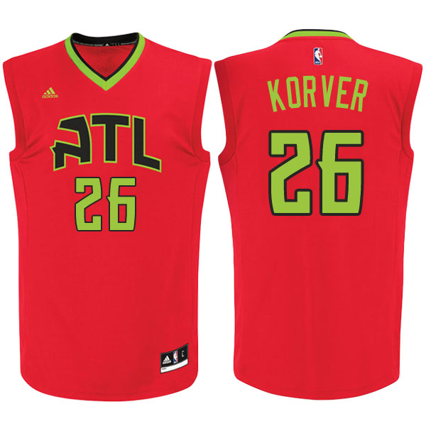 Men's  Kyle Korver Atlanta Hawks Red Jersey