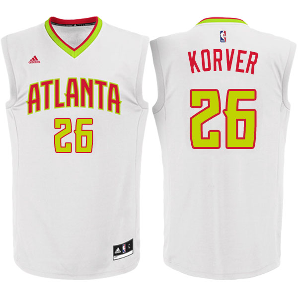 Men's  Kyle Korver Atlanta Hawks White Jersey