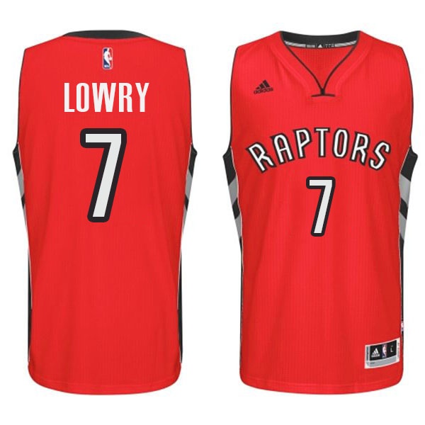 Men's  Raptors #7 Kyle Lowry 2014-15 New Swingman Red Jersey