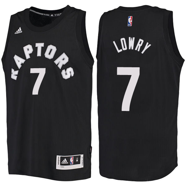 Men's  Kyle Lowry Toronto Raptors Black Jersey