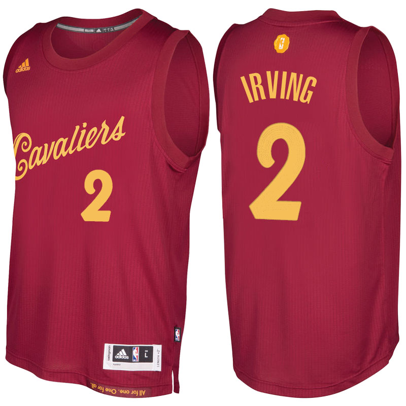 Men's  Kyrie Irving Cleveland Cavaliers Burgundy Jersey