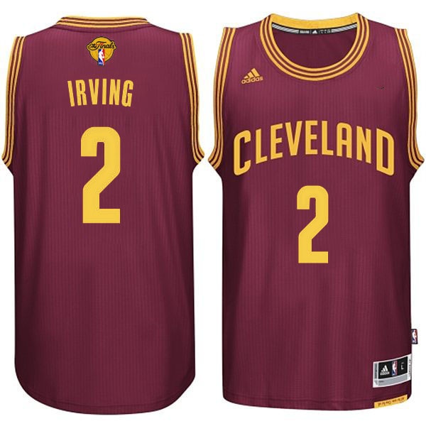 Men's  Cleveland Cavaliers #2 Kyrie Irving 2015 Finals Red Jersey