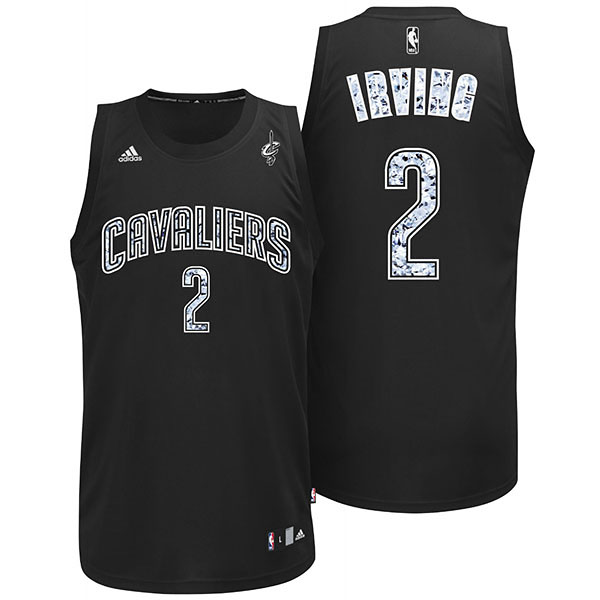 Men's Kyrie Irving Cleveland Cavaliers #2 Diamonds Swingman Dark Jersey