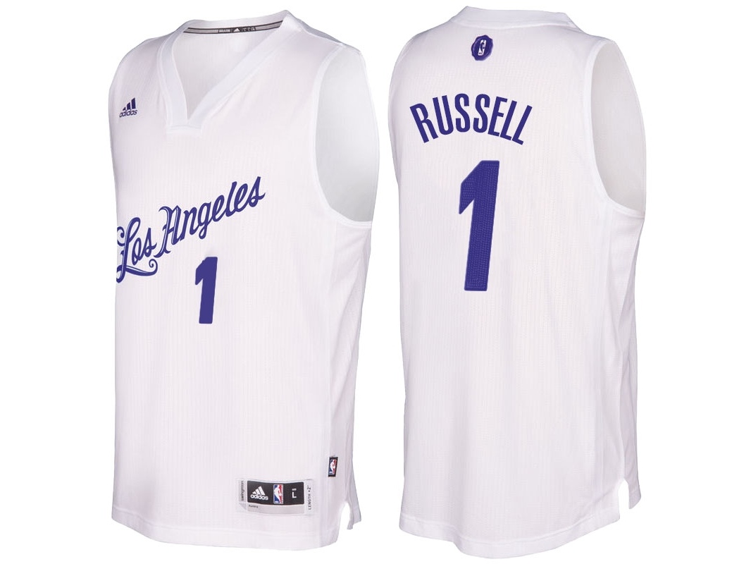 Lakers 2016 Christmas Day Swingman White Jersey