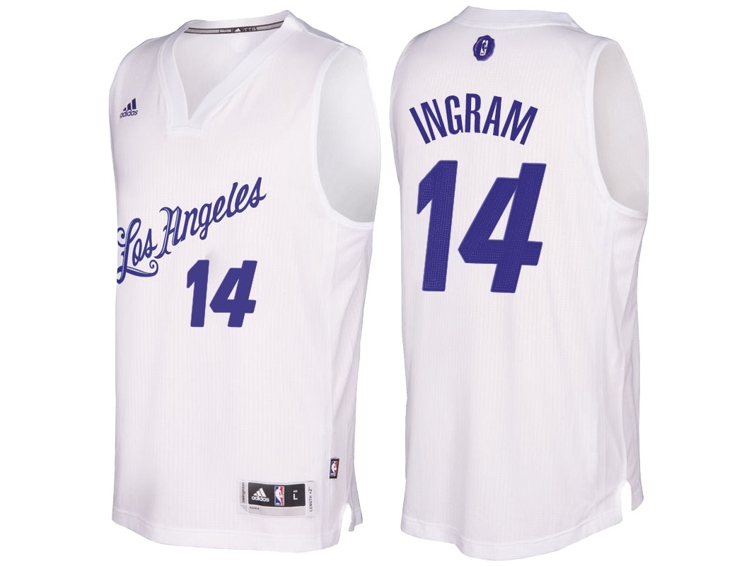 Lakers 2016 Christmas Day Swingman White Jersey