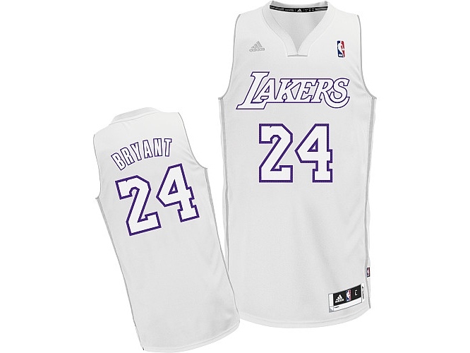 Lakers 2012 Christmas Day White Jersey