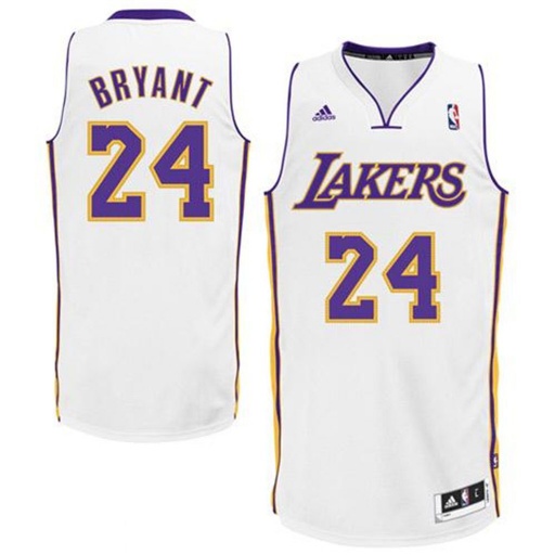 Lakers #24 Kobe Bryant White Youth Jersey