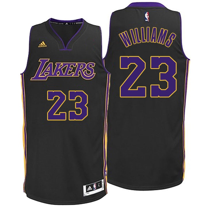 Men's  Lakers #23 Lou Williams New Swingman Jersey Black