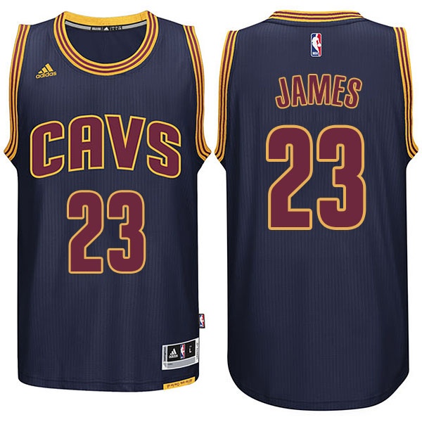 Men's  Cavaliers Lebron James New Swingman Jersey Navy