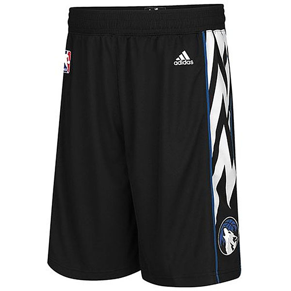 Men's  Minnesota Timberwolves Lights Out Black Shorts