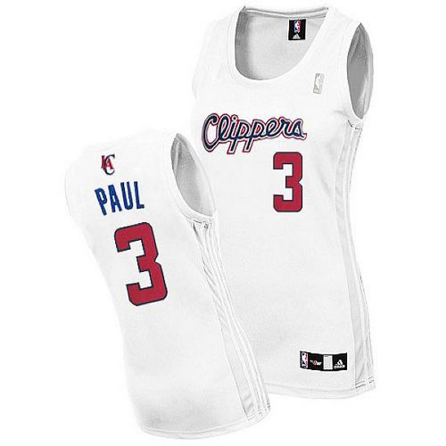 NBA Los Angeles Clippers #3 Chris Paul Women Home Jersey