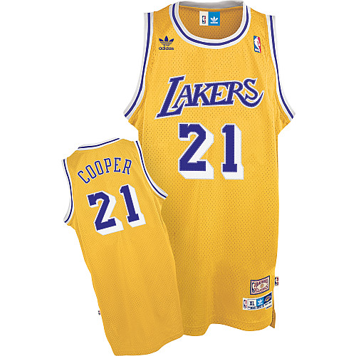 Men's  NBA Los Angeles Lakers #21 Michael Cooper Soul Jersey