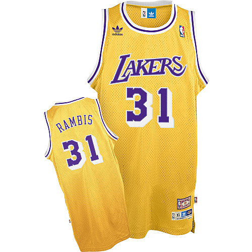 Men's  NBA Los Angeles Lakers #31 Kurt Rambis Soul Jersey