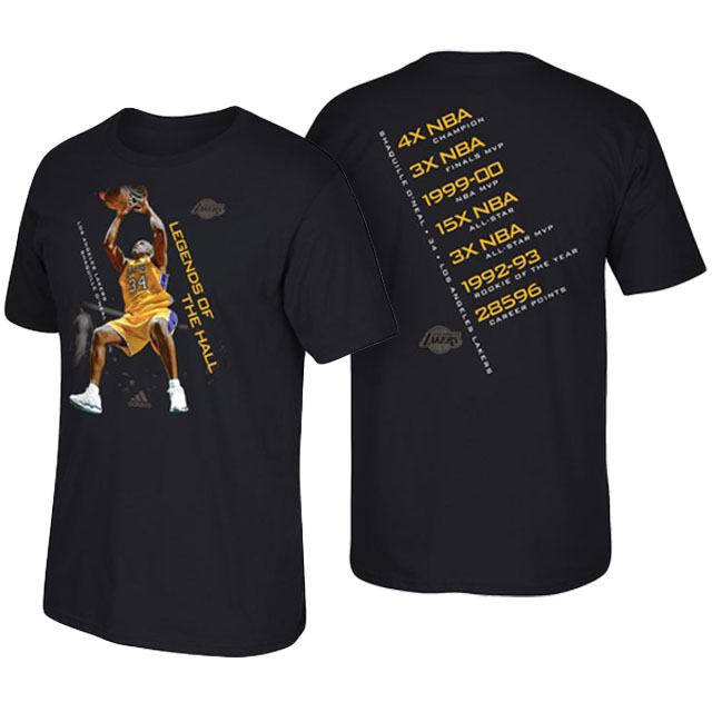 Men's  Kobe Bryant Los Angeles Lakers Black T-shirt