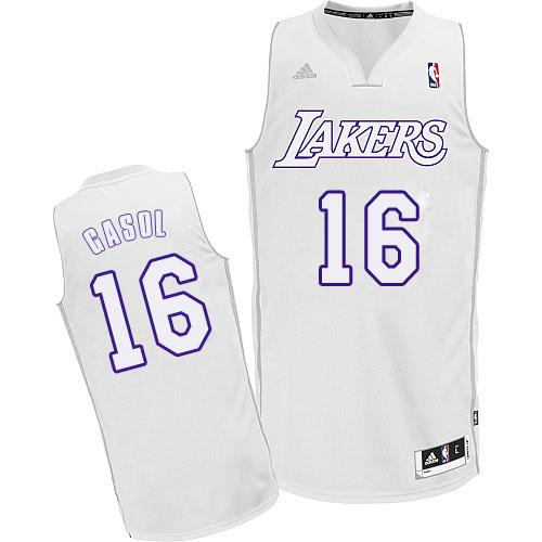 Men's  Lakers 2012 Christmas Day Pau Gasol Big Color Jersey