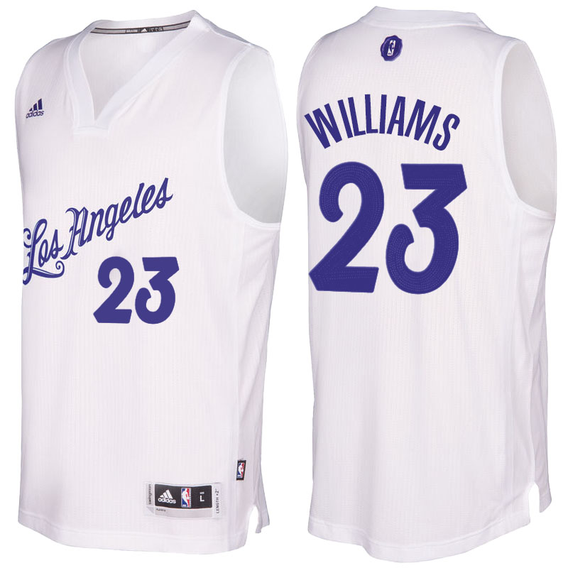 Men's  Lou Williams Los Angeles Lakers White Jersey