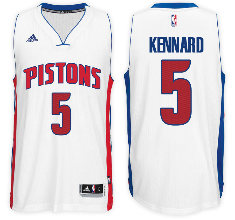 Men's Luke Kennard NBA Swingman Road White Jersey