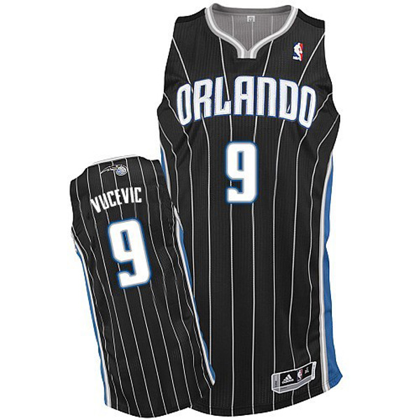 Men's  Orlando Magic #9 Nikola Vucevic Black Jersey