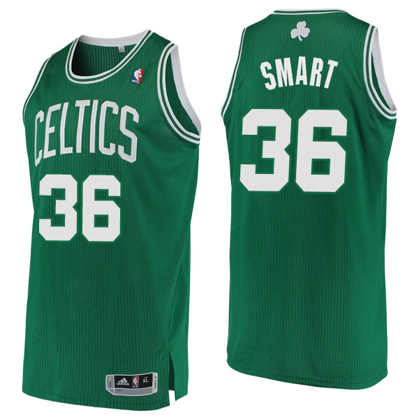 Men's  Marcus Smart Boston Celtics Swingman Hardwood Classics Green Jersey