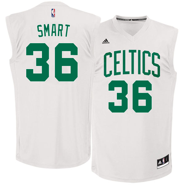 Men's  Marcus Smart Boston Celtics White Jersey