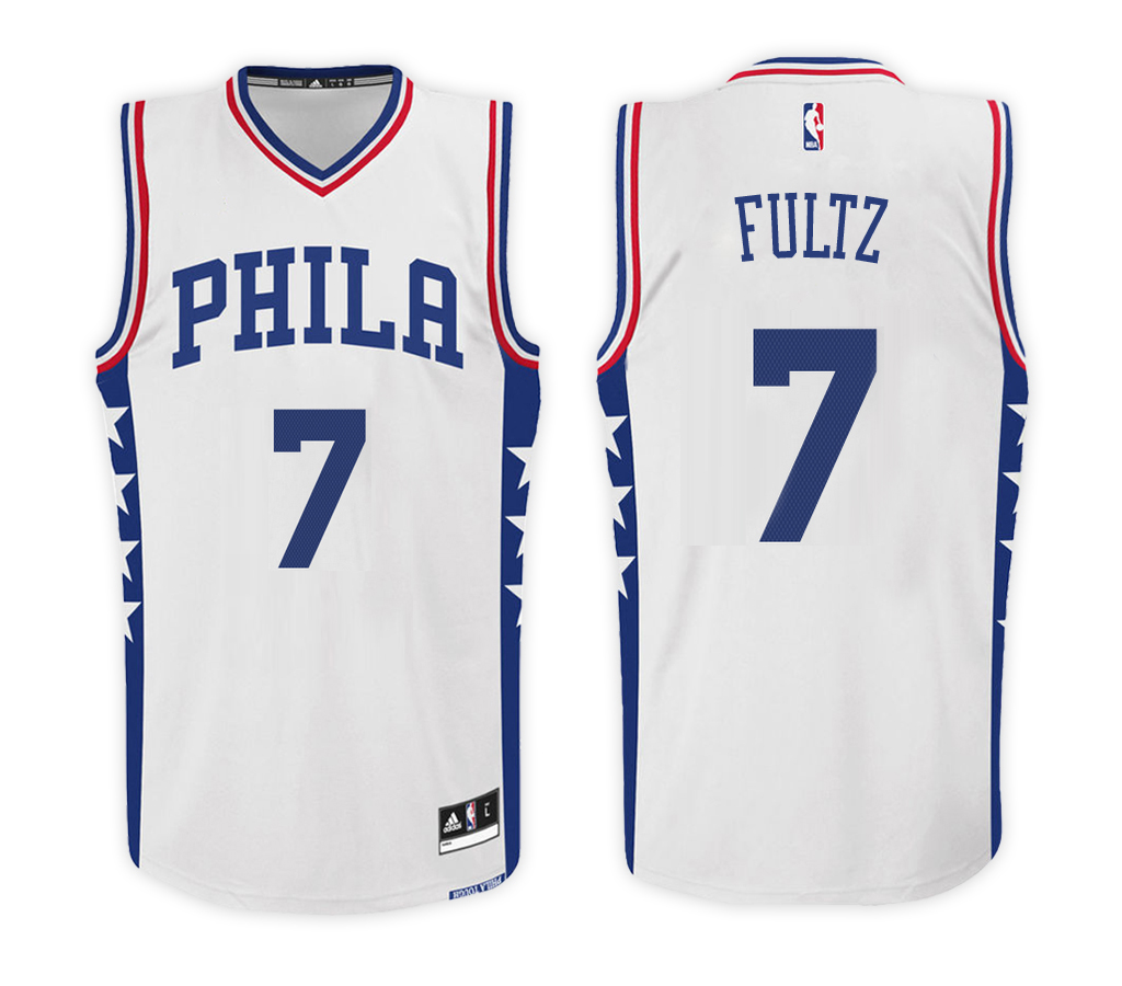 Men's Markelle Fultz NBA Swingman Road White Jersey