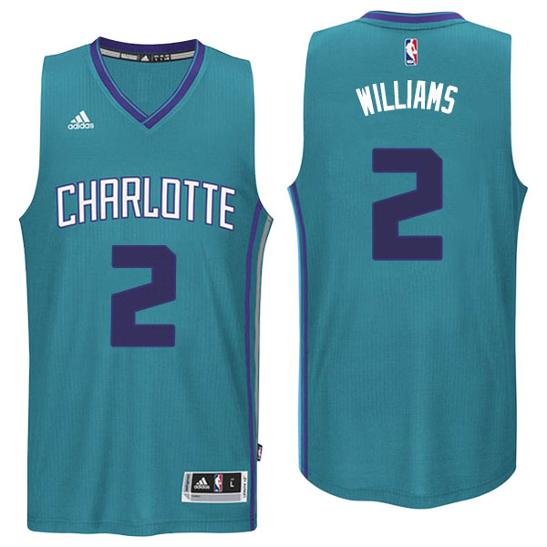 Men's  Marvin Williams Charlotte Hornets Adidas Swingman Alternate Teal Jersey