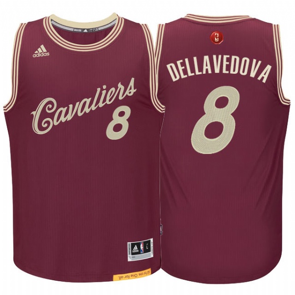 Men's  Matthew Dellavedova Cavaliers #8 2015 Christmas Jersey