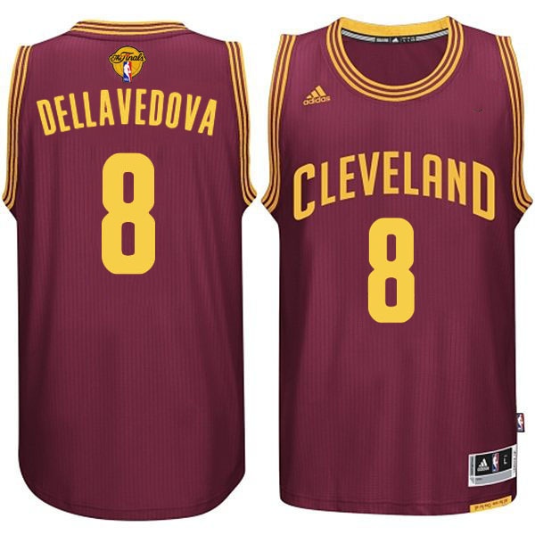 Men's  Matthew Dellavedova Cleveland 2015 Finals Red Jersey