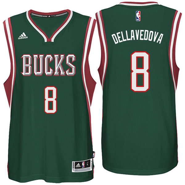 Men's  Matthew Dellavedova Milwaukee Bucks Adidas Swingman Green Jersey