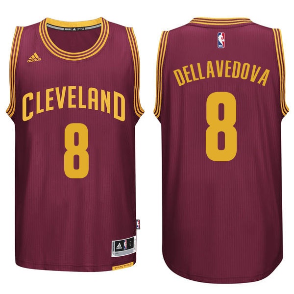 Men's  Cleveland Cavaliers #8 Matthew Dellavedova New Swingman Jersey Red