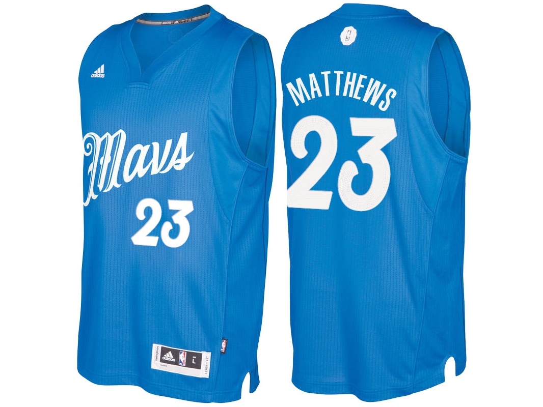 Mavericks 2016 Christmas Day Swingman Blue Jersey