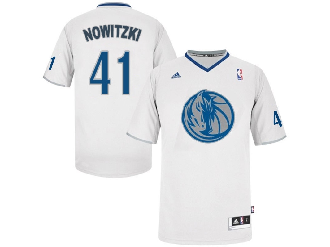 Mavericks 2013 Christmas Day White Jersey