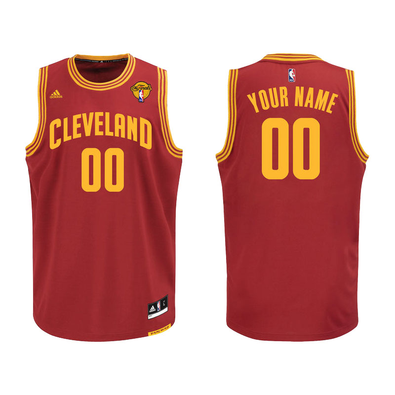 Men's 2017 The Finals Custom Patch Wine Jersey