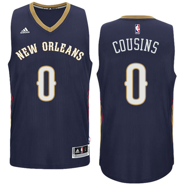 Men's  Men New Orleans Pelicans# 0 DeMarcus Cousins 2016-2017 Navy Jersey