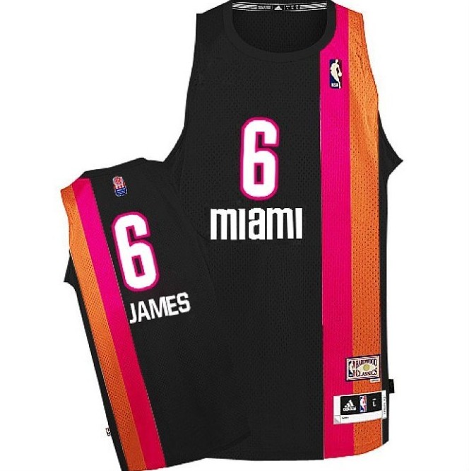 Men's  Miami Floridians Lebron James ABA Hardwood Classics Jersey