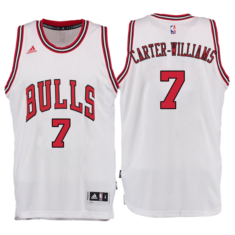 Men's  Michael Carter-Williams Chicago Bulls 2016-17 White Jersey