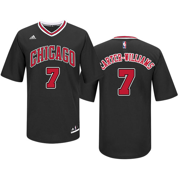 Men's  Michael Carter-Williams Chicago Bulls Adidas Pride Swingman Black Jersey