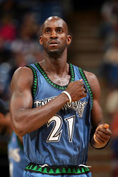 NBA Minnesota Timberwolves #21 Kevin Garnett Soul Swingman Road Jersey