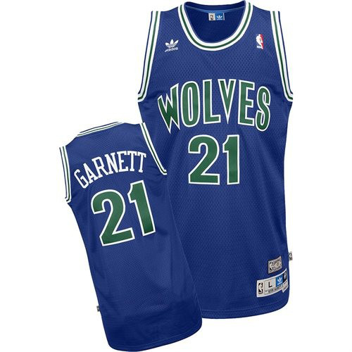 Men's  Minnesota Timberwolves #21 Kevin Garnett Rookie Jersey