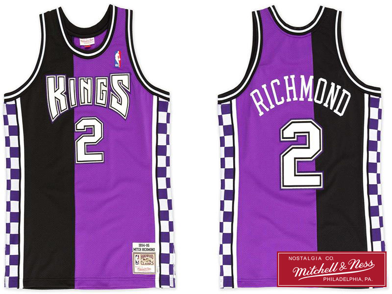 Men's Mitch Richmond 1994-95 Purple Jersey