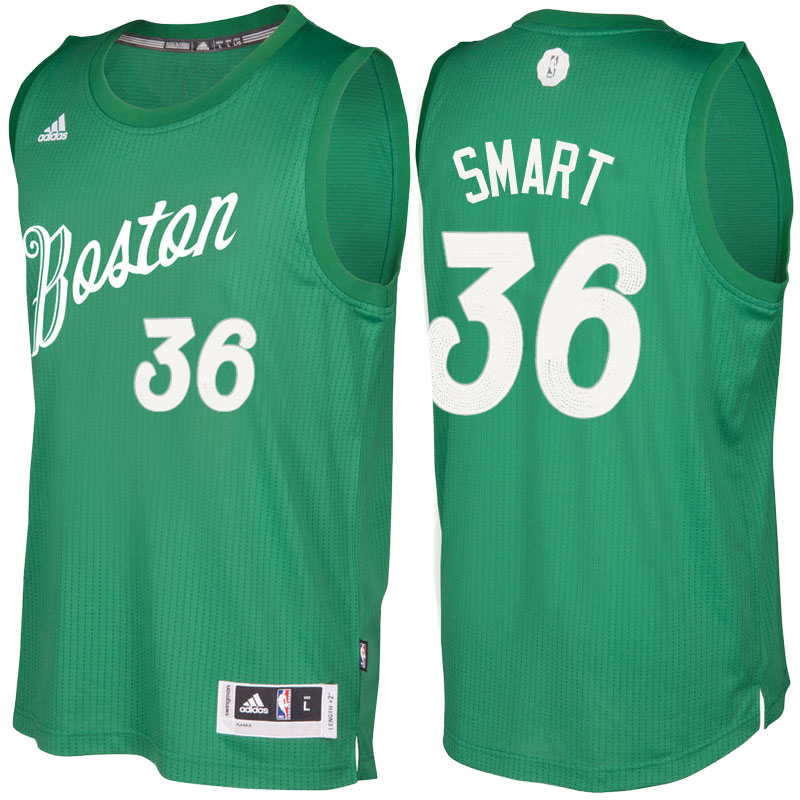 Men's  Marcus Smart Celtics 2016-17 Christmas Day Green Jersey