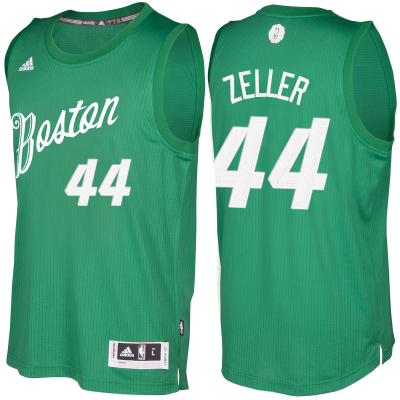 Men's  Tyler Zeller Celtics 2016-17 Christmas Day Green Jersey