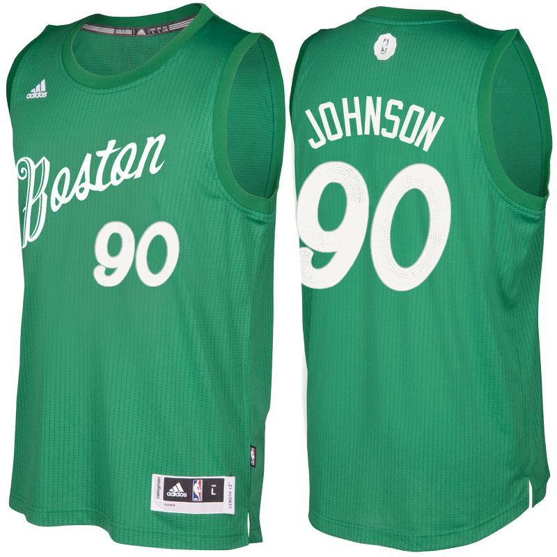 Men's  Amir Johnson Celtics 2016-17 Christmas Day Green Jersey