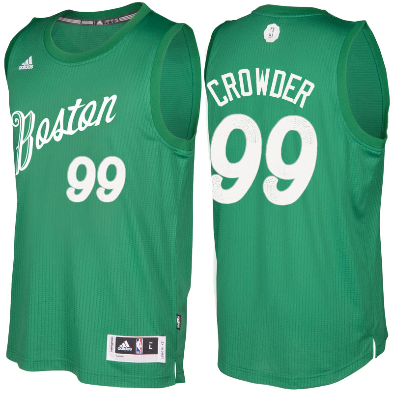 Men's  Jae Crowder Celtics 2016-17 Christmas Day Green Jersey