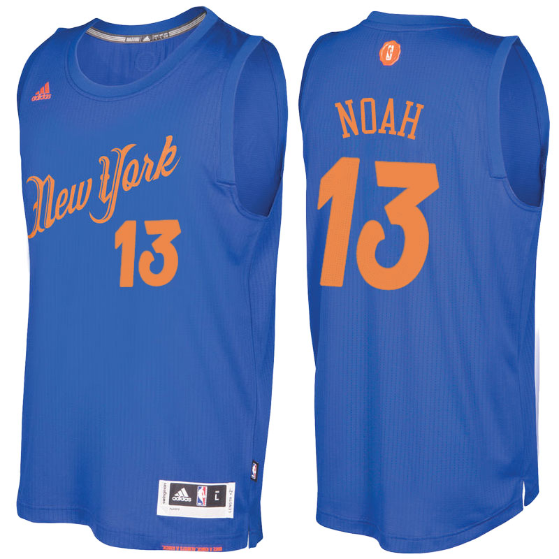 Men's  Joakim Noah Knicks 2016-17 Christmas Day Royal Jersey