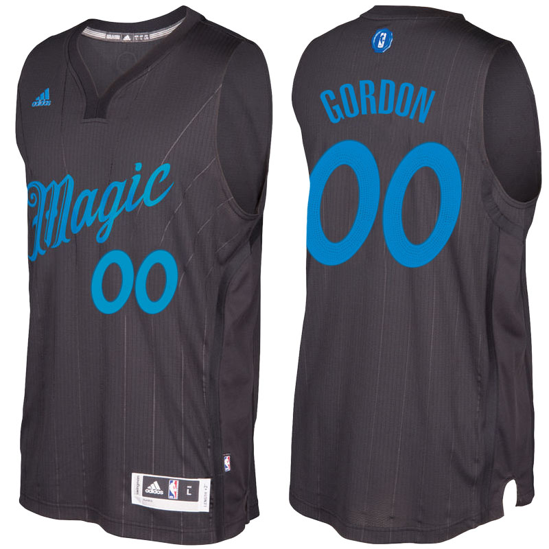 Men's  Aaron Gordon Magic 2016-17 Christmas Day Black Jersey