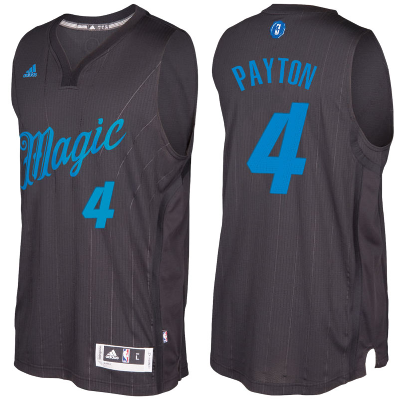 Men's  Elfrid Payton Magic 2016-17 Christmas Day Black Jersey