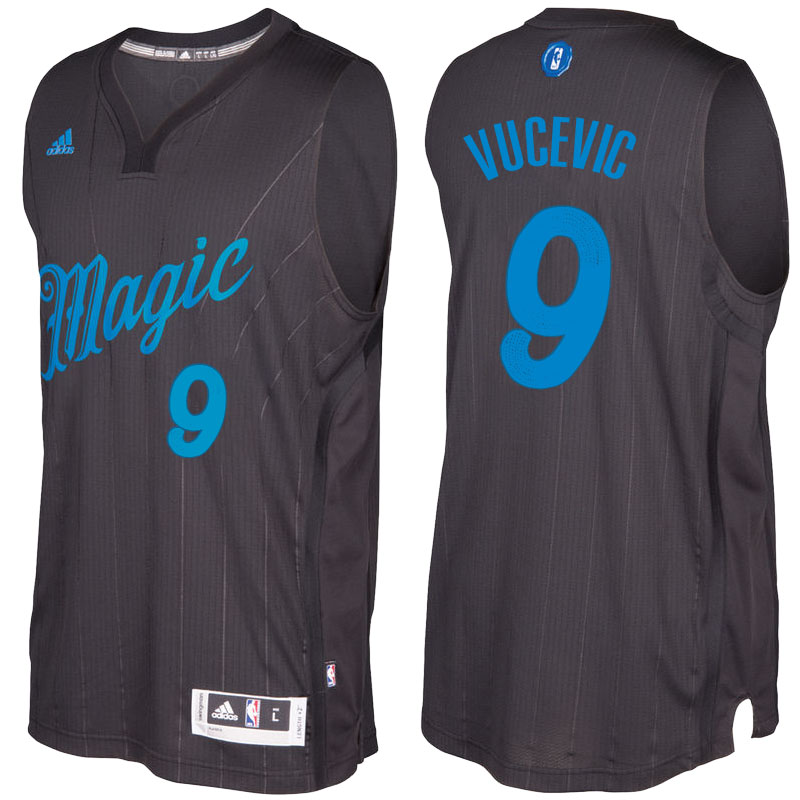 Men's  Nikola Vucevic Magic 2016-17 Christmas Day Black Jersey