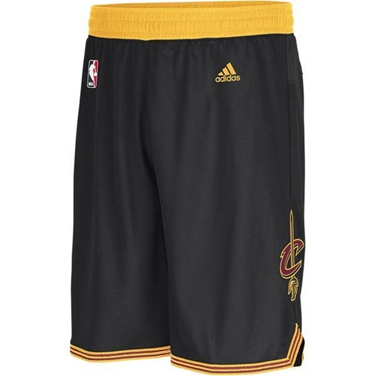 NBA Men's Cleveland Cavaliers Black Swingman Shorts