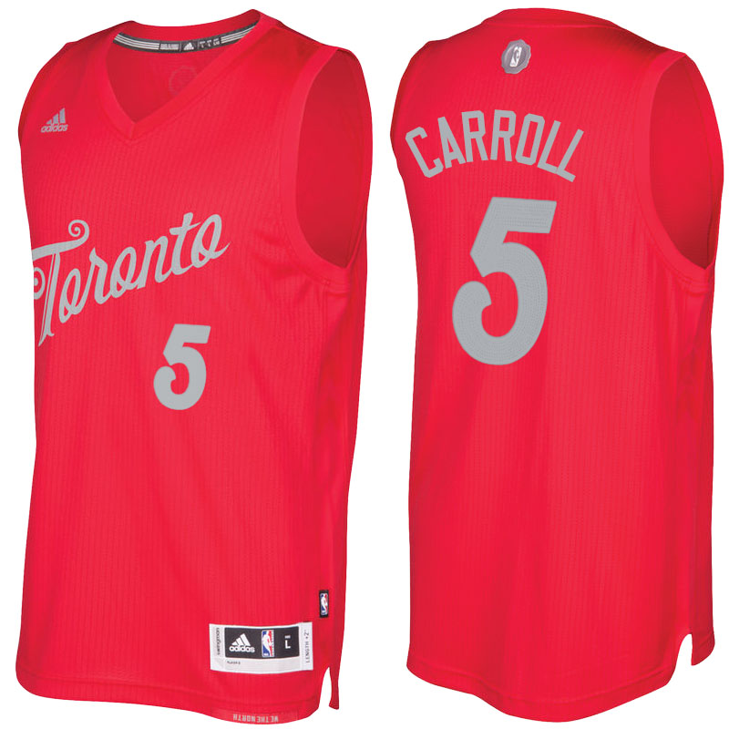 Men's  DeMarre Carroll Raptors 2016-17 Christmas Day Red Jersey